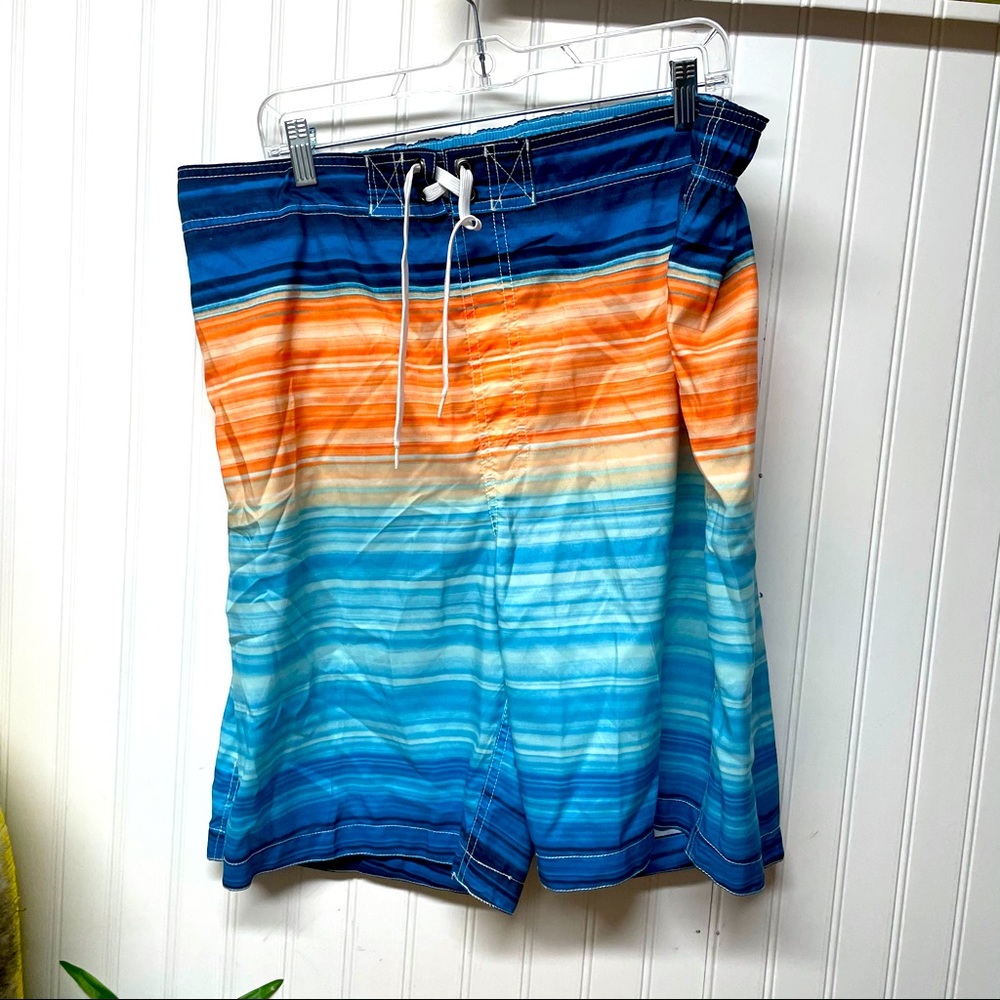 Paradise Collection Striped Swim shorts Size XL